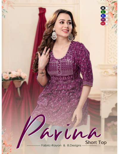 PARINA BY FT DESIGNER RAYON KURTIS WHOLESALER IN INDIA